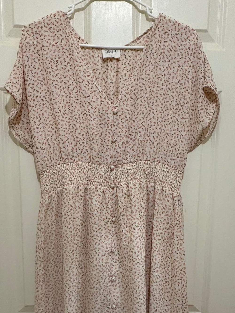 Sienna Sky Pink Floral Dress Size L
